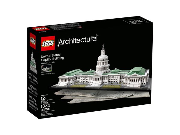 LEGO® Architecture 21030 Das Kapitol (Verpackung leicht beschädigt) 3x