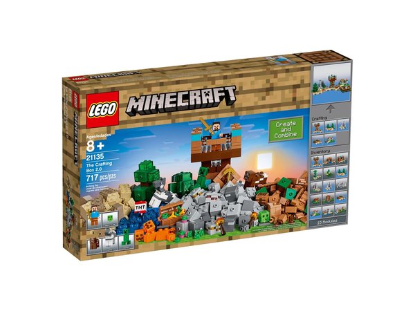 LEGO® Minecraft™ 21135 Die Crafting-Box 2.0 (Verpackung leicht beschädigt)