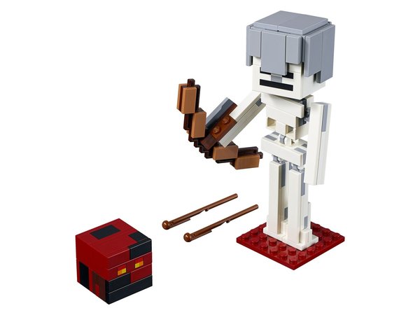 LEGO® Minecraft™ 21150 BigFig Skelett mit Magmawürfel (Verpackung leicht beschädigt)