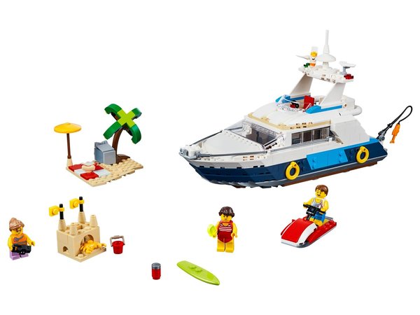 LEGO® Creator 3-in-1-Sets 31083 Abenteuer auf der Yacht