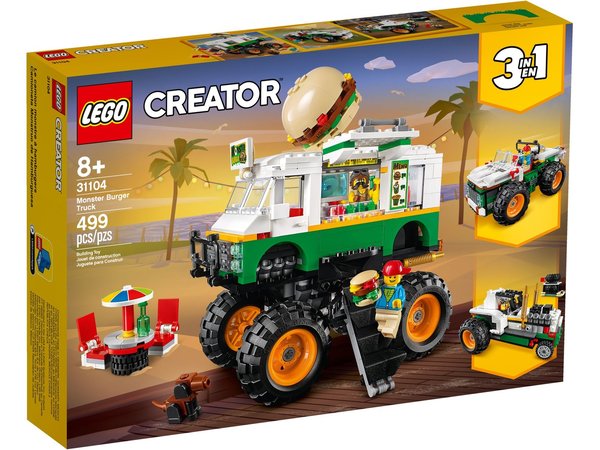 LEGO® Creator 3-in-1-Sets 31104 Burger-Monster-Truck