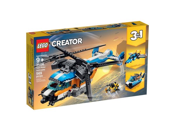 LEGO® Creator 3-in-1-Sets 31096 Doppelrotor-Hubschrauber