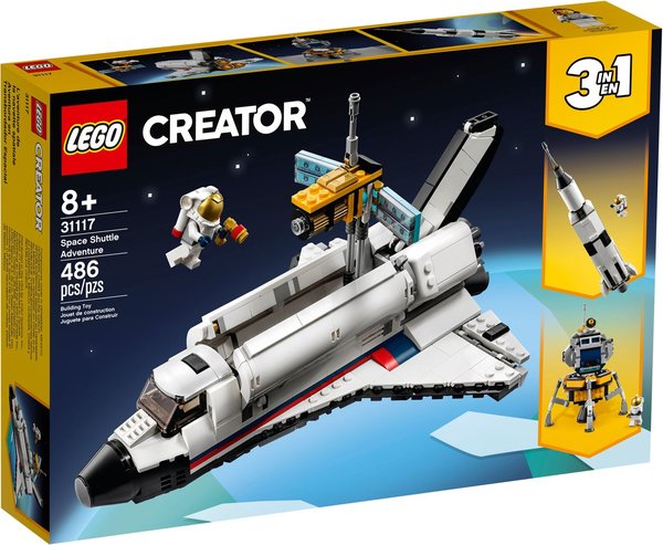 LEGO® Creator 3-in-1-Sets 31117 Spaceshuttle-Abenteuer