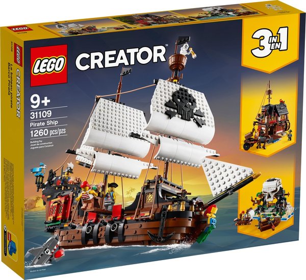 LEGO® Creator 3-in-1-Sets 31109 Piratenschiff