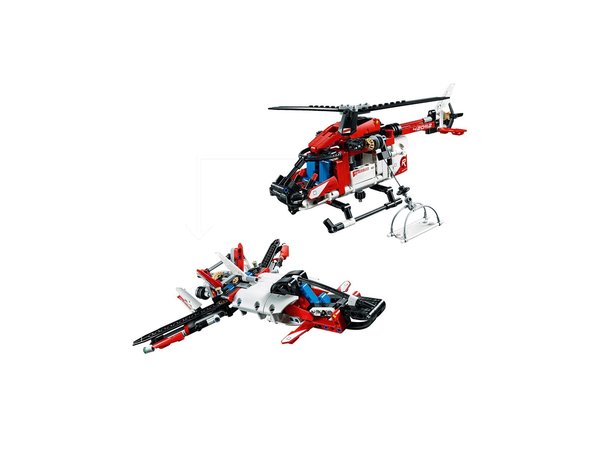 LEGO® Technic 2-in-1 Rettungshubschrauber 42092