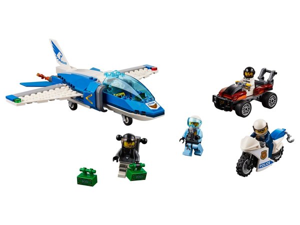 alt LEGO® City 60208 Polizei Flucht mit dem Fallschirm