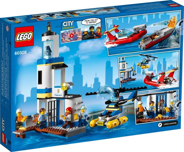 LEGO® City 60308 Polizei und Feuerwehr im Küsteneinsatz