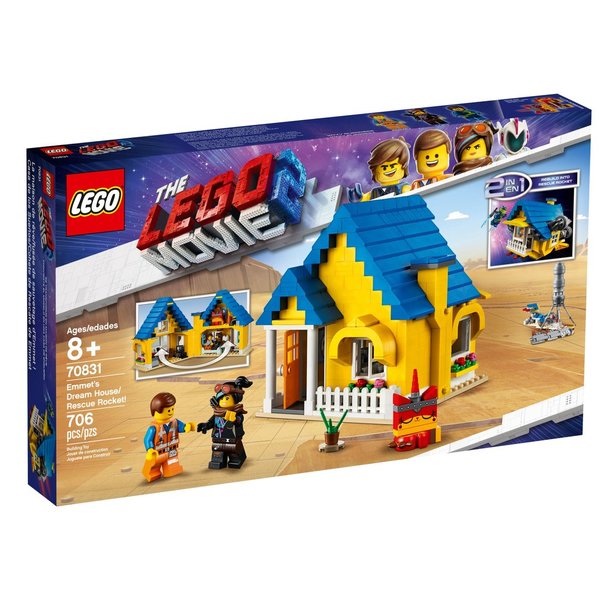 THE LEGO® MOVIE 2™ 70831 Emmets Traumhaus/Rettungsrakete!