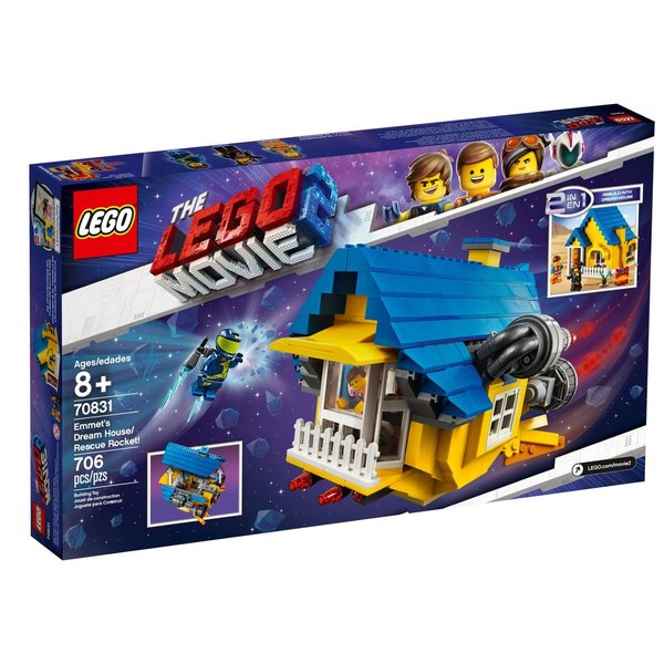THE LEGO® MOVIE 2™ 70831 Emmets Traumhaus/Rettungsrakete!