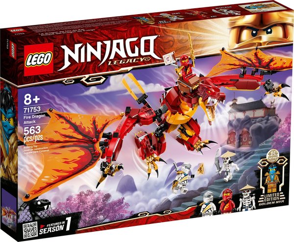 LEGO® NINJAGO® 71753 Kais Feuerdrache