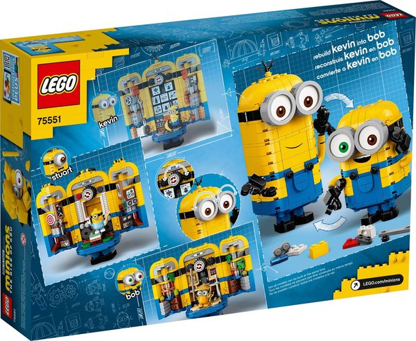 LEGO® Minions™ 75551 Minions-Figuren Bauset mit Versteck