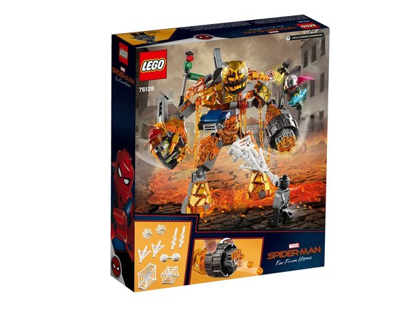 alt LEGO® Marvel Spider-Man 76128 Duell mit Molten Man