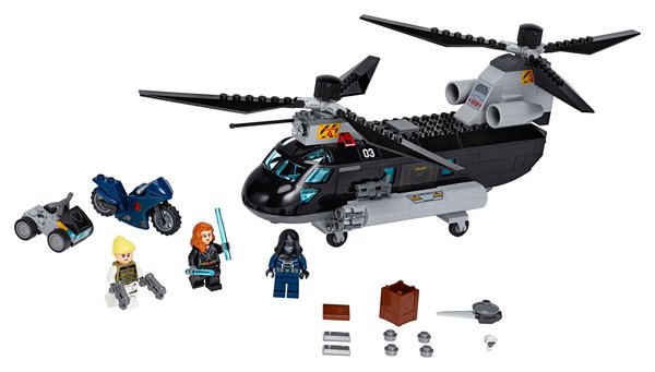 LEGO® Marvel 76162 Black Widows Hubschrauber-Verfolgungsjagd