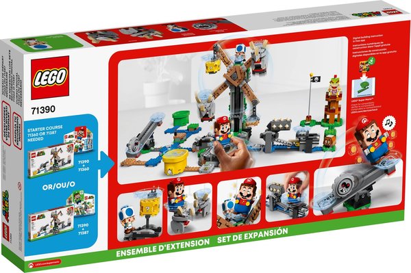 LEGO® Super Mario™ 717390 Reznors Absturz – Erweiterungsset