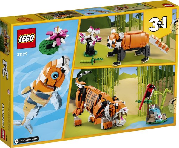 LEGO® Creator 3-in-1 Set 31129 Majestätischer Tiger