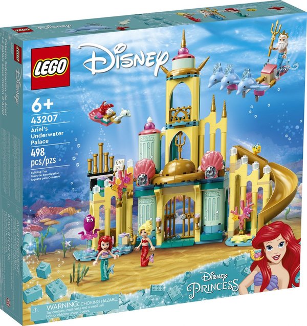 LEGO® Disney™ 43207 Arielles Unterwasserschloss
