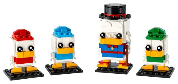 LEGO® BrickHeadz™ 40477 Dagobert Duck, Tick, Trick & Track