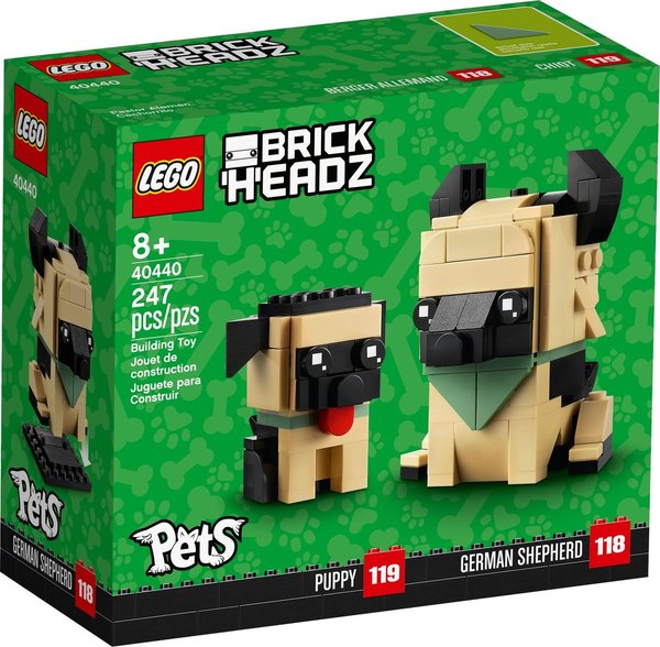 LEGO® BrickHeadz™ 40440 Deutscher Schäferhund