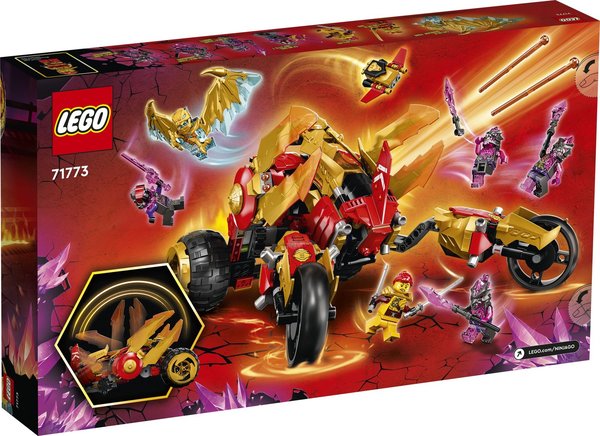 LEGO® NINJAGO® 71773 Kais Golddrachen-Raider