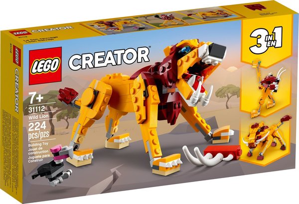 LEGO® Creator 3-in-1-Sets 31112 Wilder Löwe